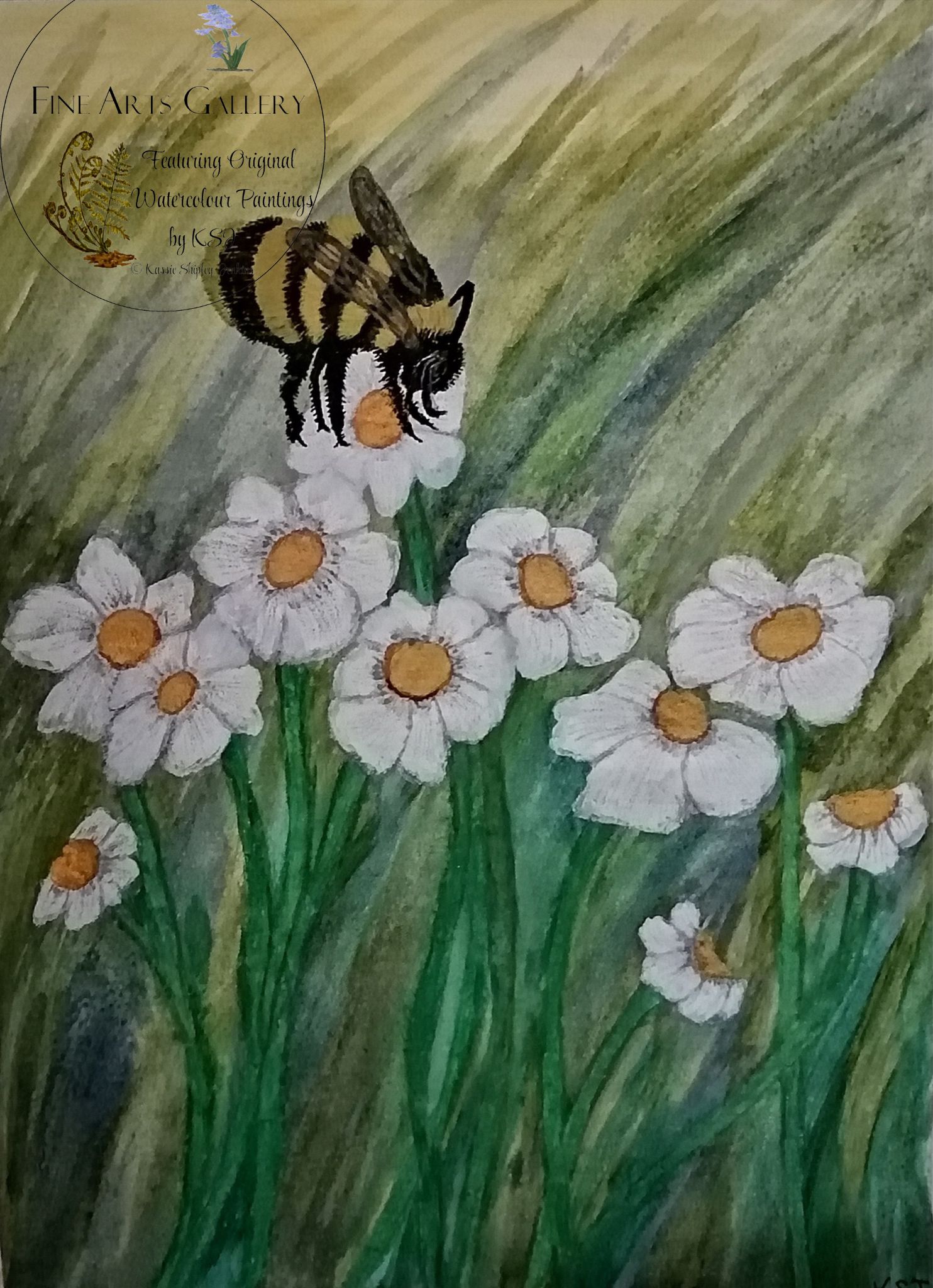 Bee on the Daisies
